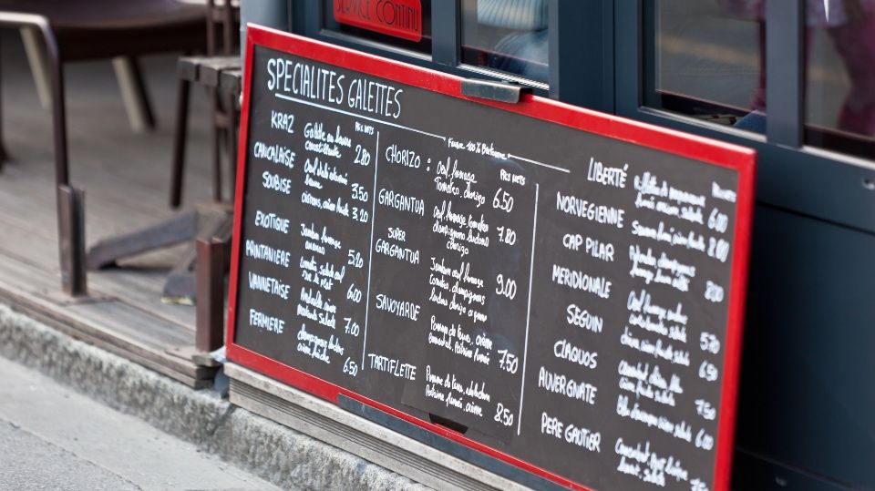 How To Build A Great Menu